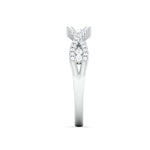Load image into Gallery viewer, Designer Platinum Infinity Ring with Diamonds for Women JL PT 970
