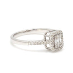 Load image into Gallery viewer, Emerald Cut Solitaire-look Platinum Engagement Ring for Women JL PT 1011   Jewelove
