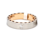 Load image into Gallery viewer, Designer Diamond Platinum Rose Gold Couple Rings JL PT 1135
