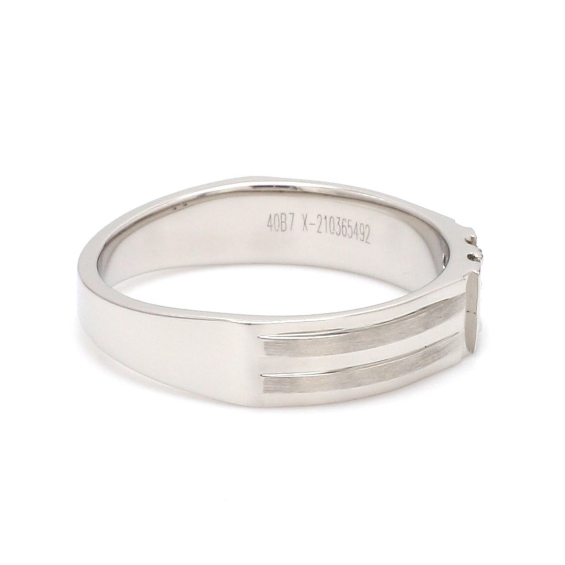 Platinum Diamond Ring for Men JL PT 964