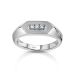 Load image into Gallery viewer, Designer Platinum Love Bands with Diamonds JL PT 1062  Men-s-Ring-only Jewelove.US

