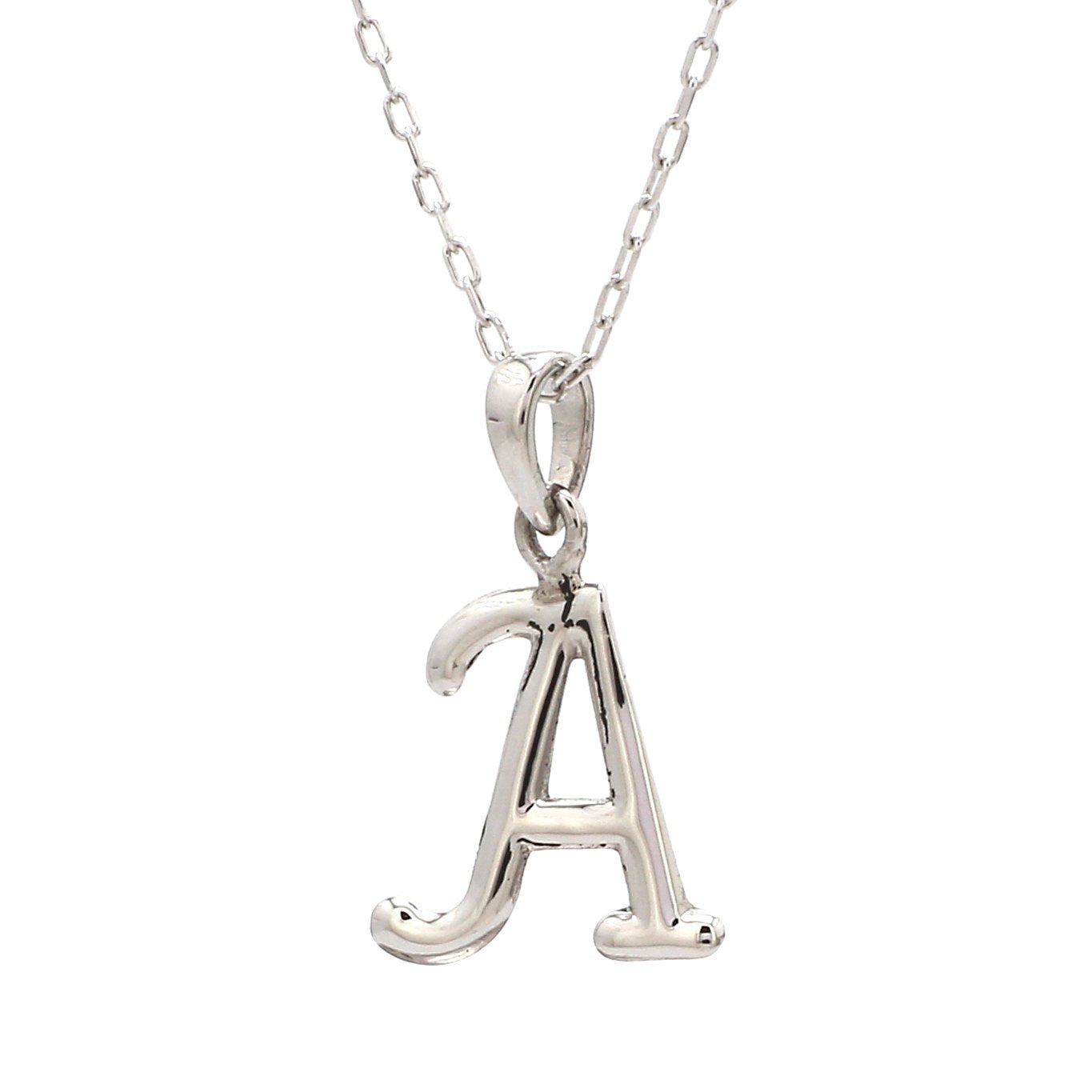 Alphabet Platinum Pendants JL PT P Alphabet-1   Jewelove.US