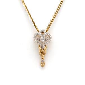 Designer Gold Diamond Pendant For Women JL AU P A-1