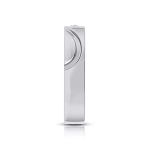 Single Diamond Platinum Ring for Men JL PT B-15