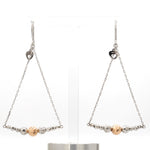 Load image into Gallery viewer, Japanese Platinum Earrings with Rose Gold for Women JL PT E 279   Jewelove.US
