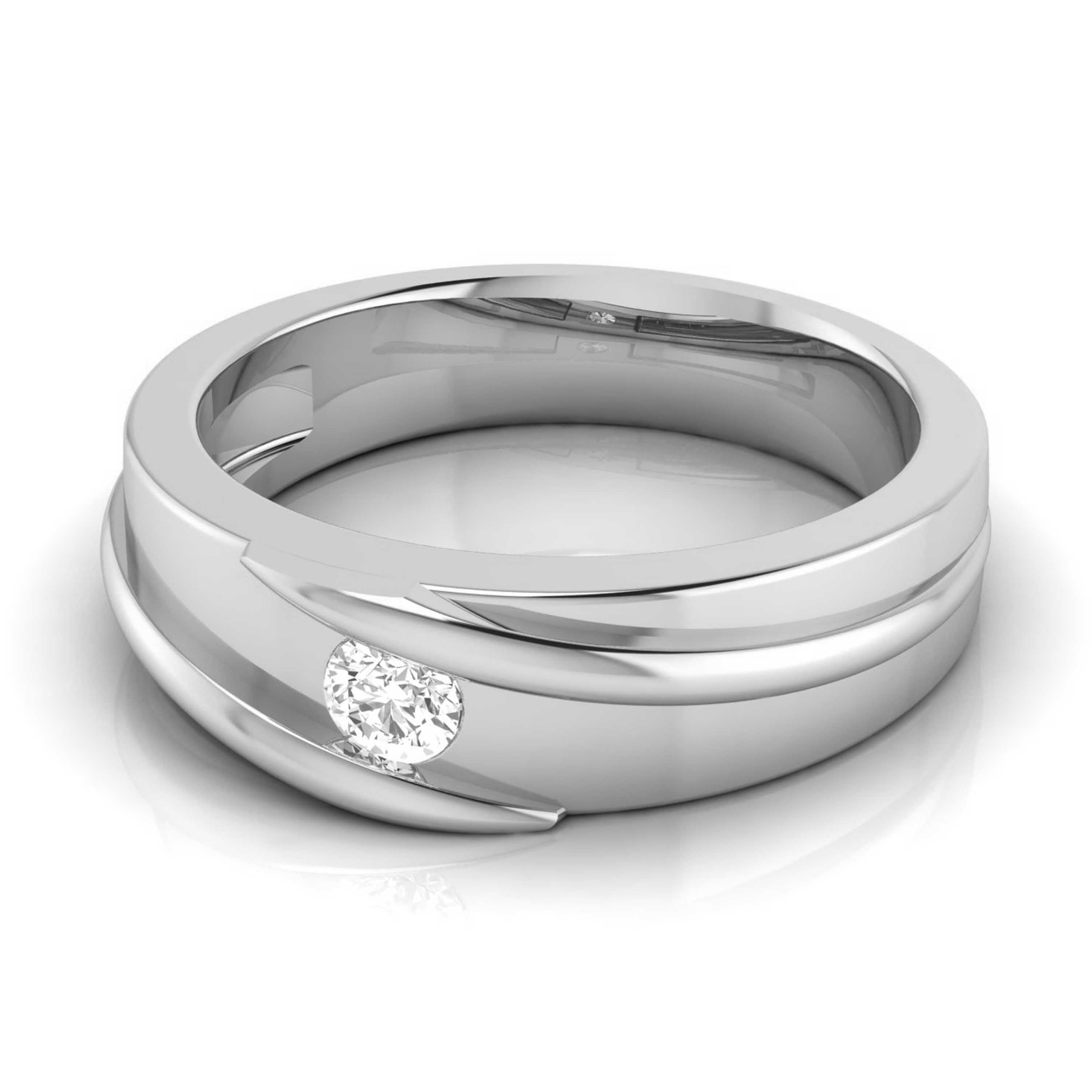 Platinum Diamond Couple Love Bands JL PT B-27   Jewelove.US