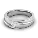Load image into Gallery viewer, Platinum Diamond Couple Love Bands JL PT B-27
