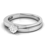 Load image into Gallery viewer, Platinum Diamond Couple Love Bands JL PT B-27
