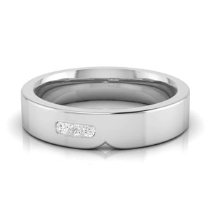 Unisex Platinum Diamond Couple Ring JL PT B-44
