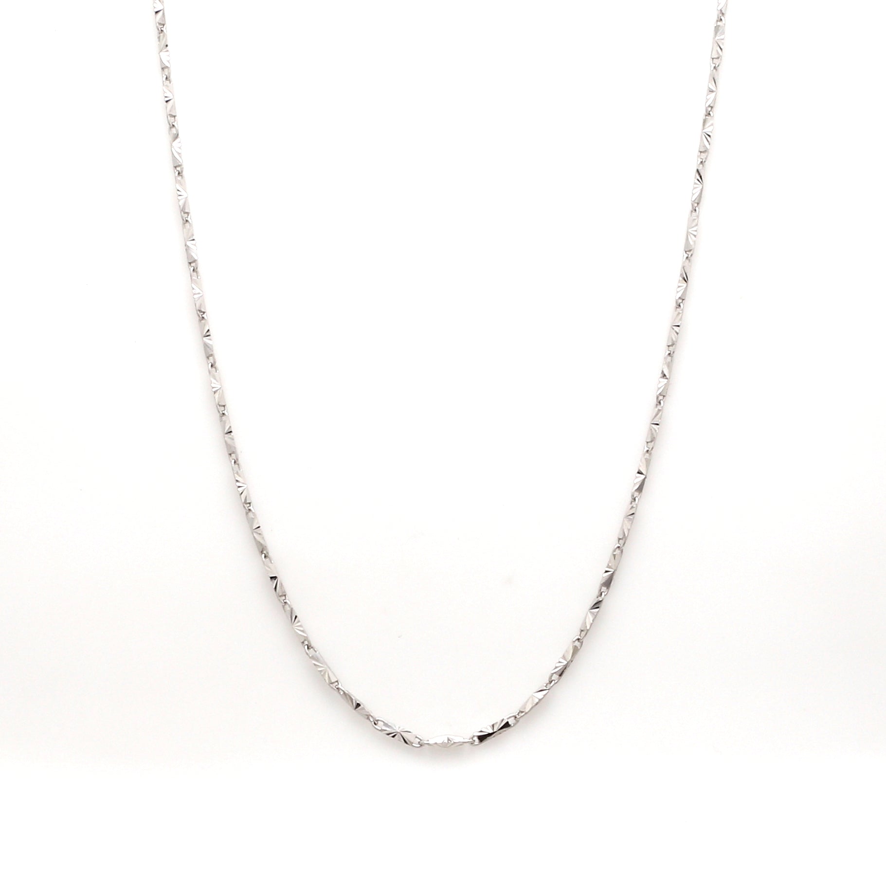 Japanese Textured Platinum Chain for Women JL PT CH 977