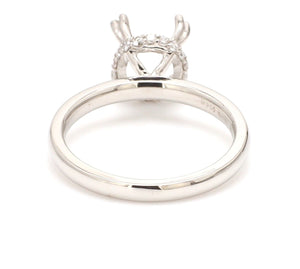 Platinum Solitaire Semi-Mounting Ring for Women   Jewelove.US