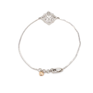 Platinum Diamond Bracelet for Women JL PTB 744