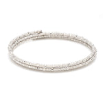 Load image into Gallery viewer, Japanese 3-row Flexible Platinum Bracelet for Women JL PTB 770   Jewelove.US
