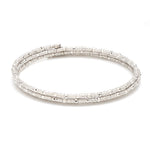 Load image into Gallery viewer, Japanese 3-row Flexible Platinum Bracelet for Women JL PTB 770
