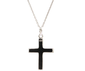 Plain Platinum Cross Pendant JL PT P 243   Jewelove