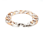 Load image into Gallery viewer, Classic Platinum &amp; Rose Gold Bracelet for Men JL PTB 751
