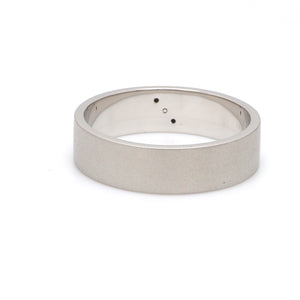 Customised Platinum White & Black Diamond Ring for Men JL PT 1140   Jewelove.US