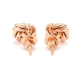 Load image into Gallery viewer, Customised 14K Rose Gold + White Gold earrings with diamonds   Jewelove.US
