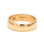 Load image into Gallery viewer, Gold Fingerprint Engraved Platinum Rings for Couples   Jewelove
