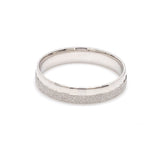 Load image into Gallery viewer, Designer Half Rough Texture Japanese Platinum Love Bands with JL PT 1023   Jewelove.US
