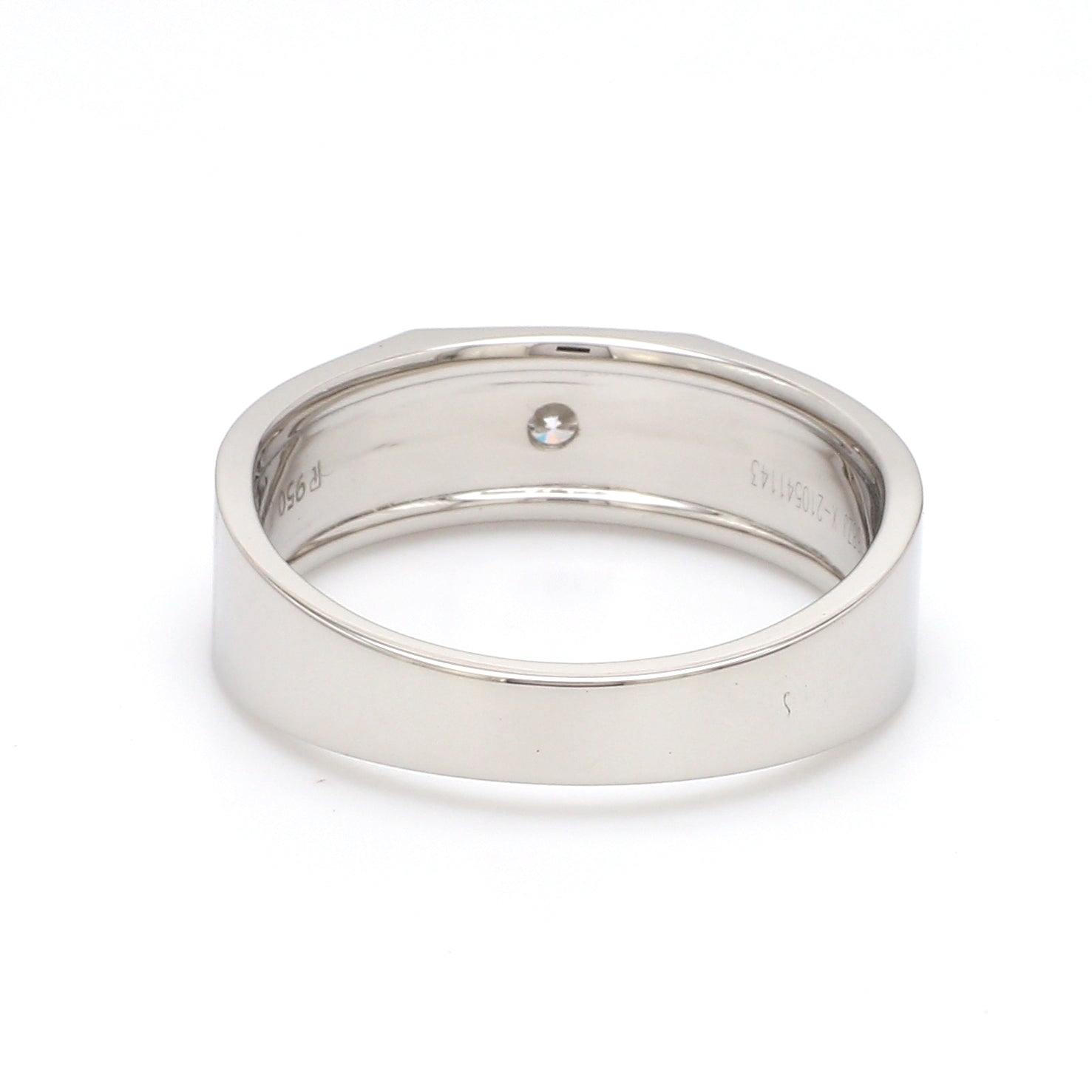 Diamond Platinum Ring for Men JL PT 1110   Jewelove.US