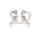 Load image into Gallery viewer, Designer Platinum Baguette Diamond Ring for Women JL PT 1007
