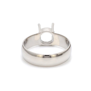 Platinum 4 Prong  Mounting Ring for Men JL PT 1220-M   Jewelove.US