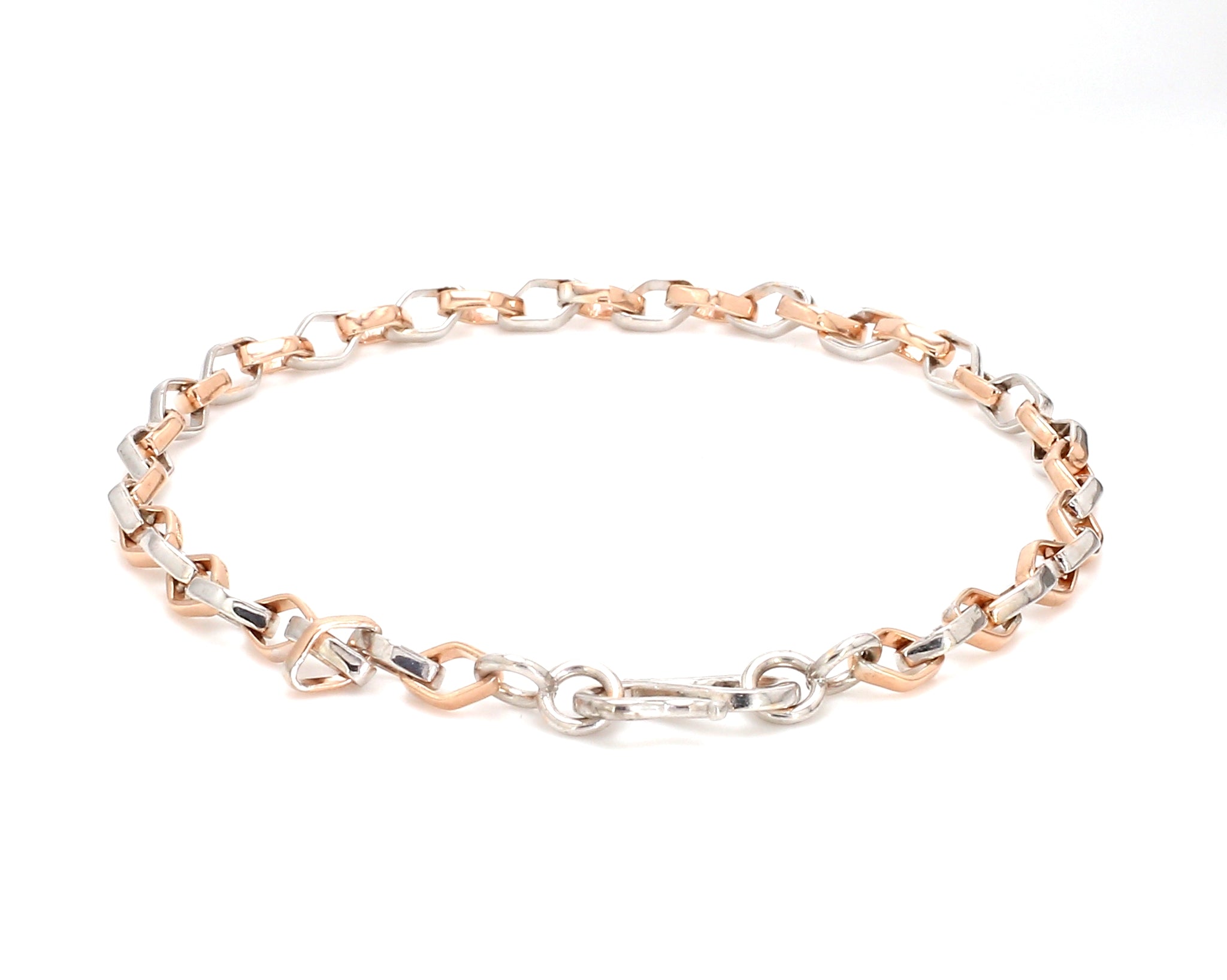 Platinum & Rose gold Bracelet JL PTB 854