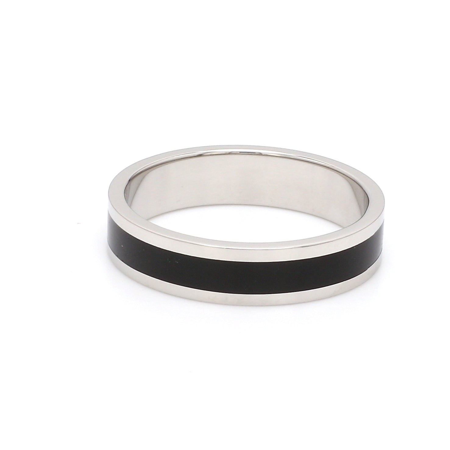 Plain Platinum Ring for Men JL PT 1118