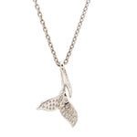 Load image into Gallery viewer, Dolphin’s Tail Platinum Diamonds Pendant for Women JL PT P 1276   Jewelove.US
