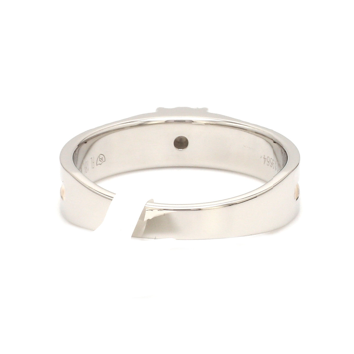 Platinum & Rose Gold Diamond Ring for Men JL PT 1161   Jewelove.US