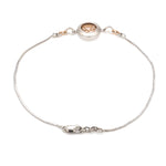 Load image into Gallery viewer, Platinum Rose Gold Heart Bracelet for Women JL PTB 745
