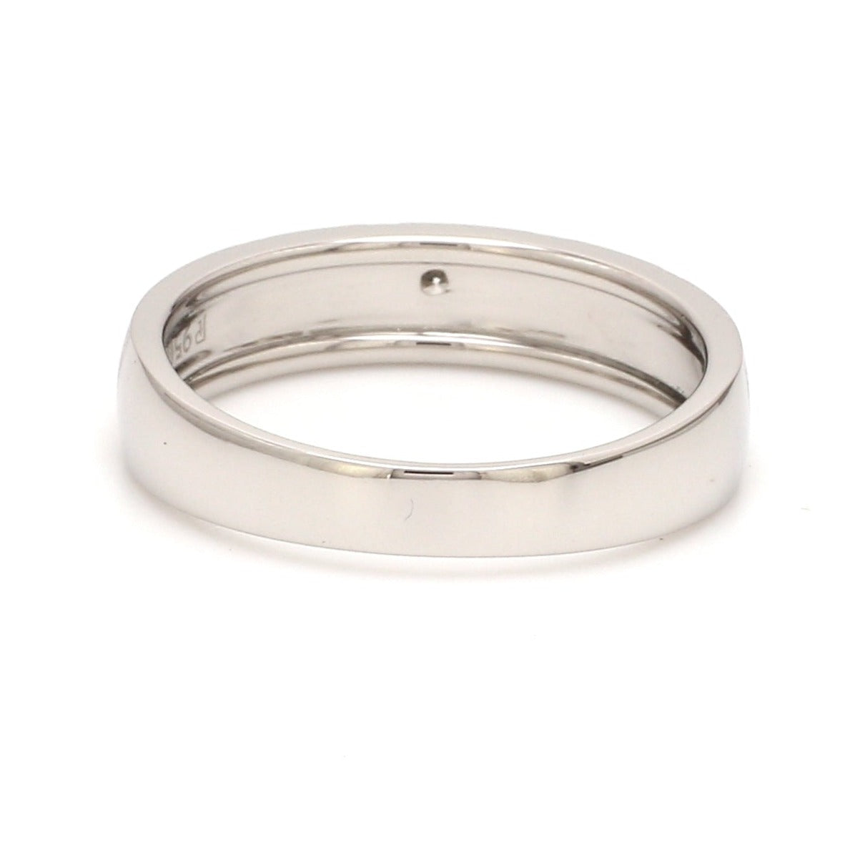 Back View of Designer Platinum Ring with Diamond for Men JL PT 1125