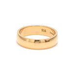Load image into Gallery viewer, Gold Fingerprint Engraved Platinum Rings for Couples
