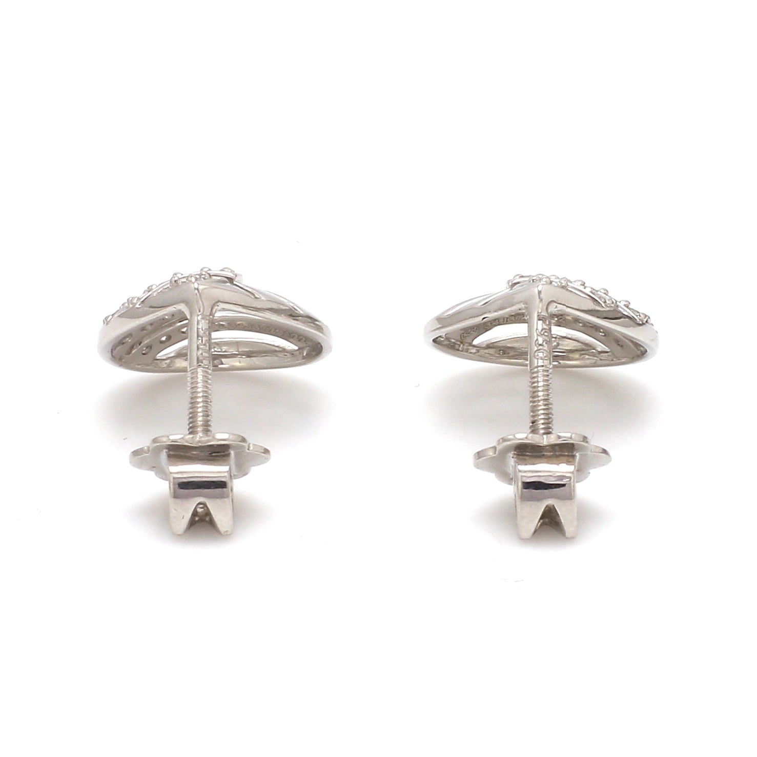 Evara Platinum Diamonds Earrings for Women JL PT E 234   Jewelove.US