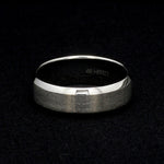 Load image into Gallery viewer, 7mm Beveled Edges Plain Platinum Ring for Men JL PT 616 - Solid   Jewelove.US
