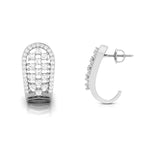 Load image into Gallery viewer, Platinum &amp; Diamond Earrings for Women JL PT E BL-03   Jewelove.US

