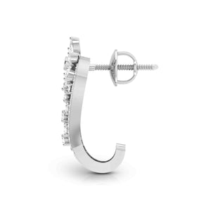 Beautiful Platinum & Diamond Earrings for Women JL PT E BL-07   Jewelove.US