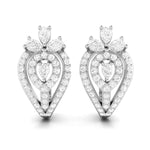 Load image into Gallery viewer, Designer Platinum &amp; Diamond Earrings for Women JL PT E BL-13  VVS-GH Jewelove.US
