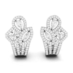 Load image into Gallery viewer, Designer Platinum &amp; Diamond Earrings for Women JL PT E BL-15  VVS-GH Jewelove.US

