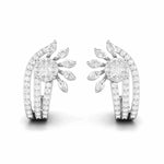 Load image into Gallery viewer, Designer Platinum &amp; Diamond Earrings for Women JL PT E BL-16
