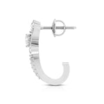 Load image into Gallery viewer, Designer Platinum &amp; Diamond Earrings for Women JL PT E BL-17
