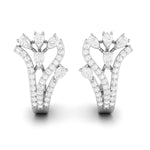 Load image into Gallery viewer, Designer Platinum &amp; Diamond Earrings for Women JL PT E BL-17
