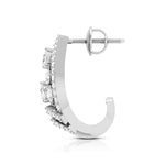 Load image into Gallery viewer, Designer Platinum &amp; Diamond Earrings for Women JL PT E BL-18
