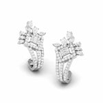 Load image into Gallery viewer, Designer Platinum &amp; Diamond Earrings for Women JL PT E BL-21

