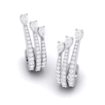 Load image into Gallery viewer, Designer Platinum &amp; Diamond Earrings for Women JL PT E BL-22
