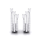 Load image into Gallery viewer, Designer Platinum &amp; Diamond Earrings for Women JL PT E BL-22  VVS-GH Jewelove.US
