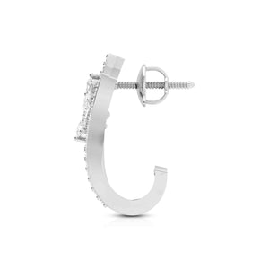 Designer Platinum & Diamond Earrings for Women JL PT E BL-23