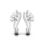 Load image into Gallery viewer, Designer Platinum &amp; Diamond Earrings for Women JL PT E BL-23
