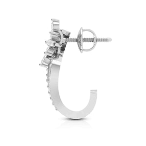 Designer Platinum & Diamond Earrings for Women JL PT E BL-28   Jewelove.US